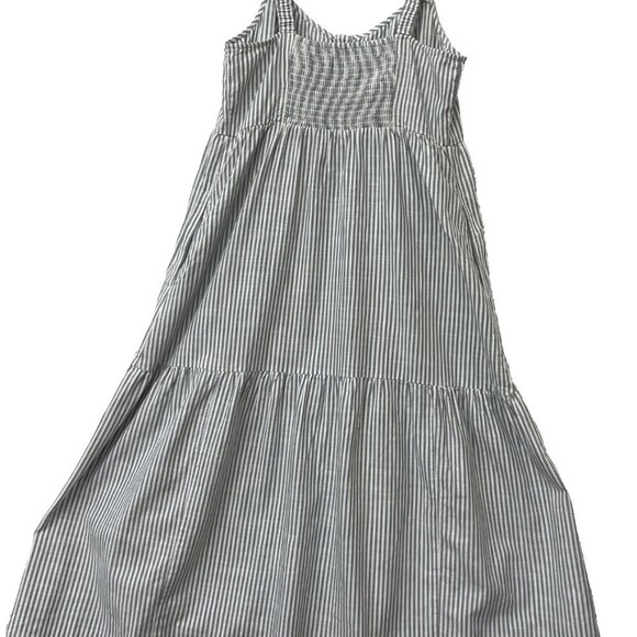 Isabel & Ingrid Dress Striped Blue White Sleeveless Size Small NWT - Picture 10 of 13